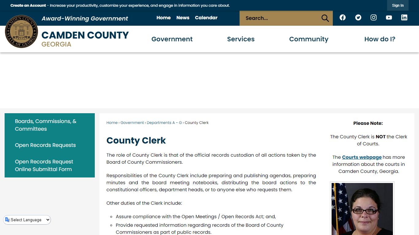 County Clerk | Camden County, GA - Official Website