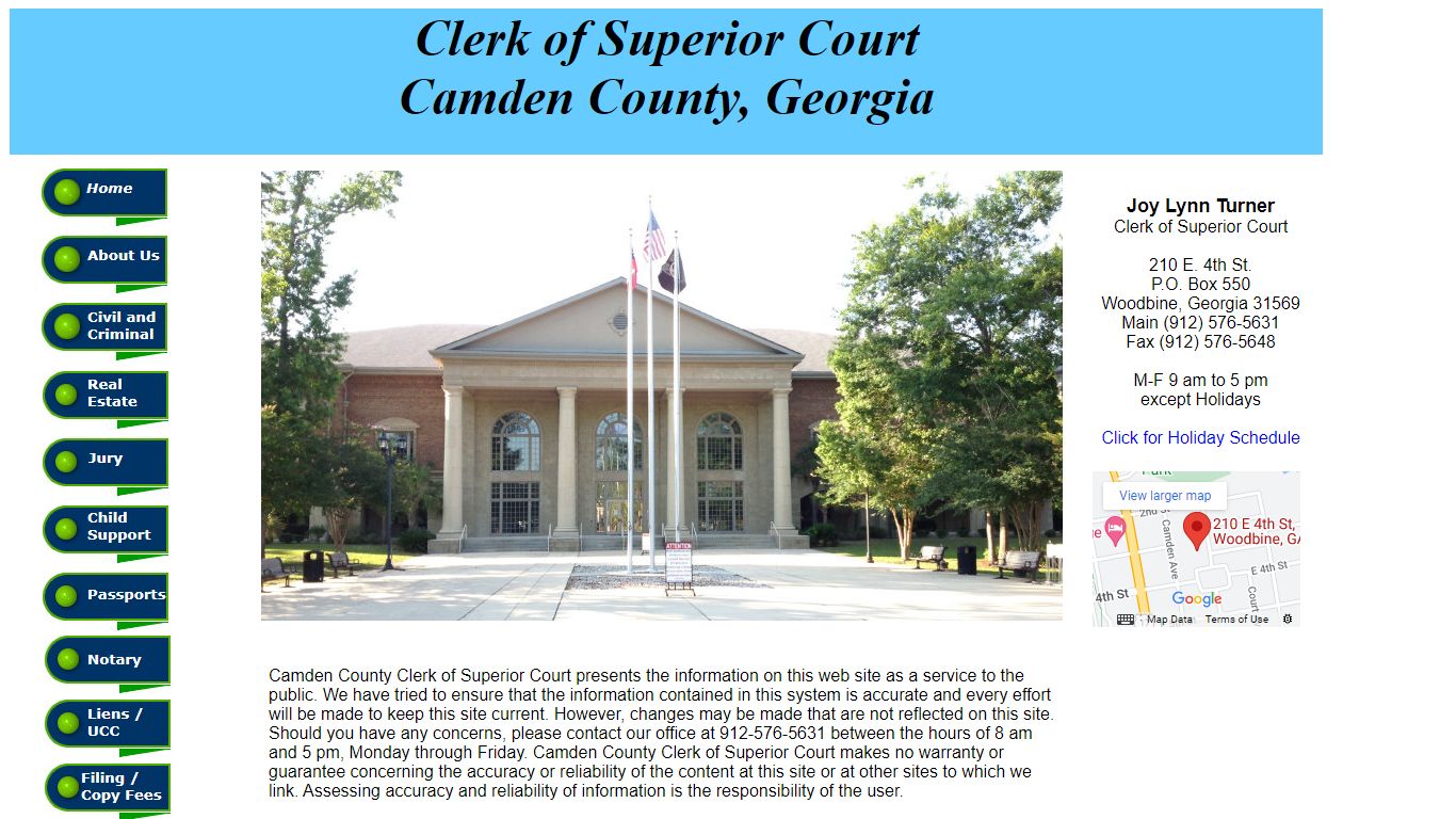 SUPERIOR COURTS OF THE BRUNSWICK JUDICIAL CIRCUIT